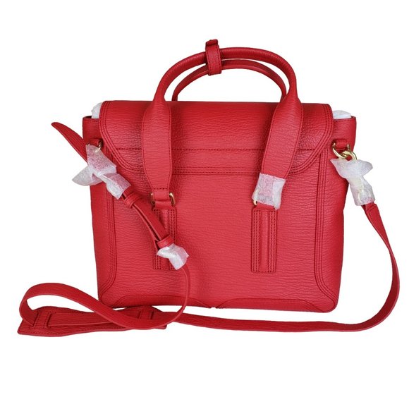 3.1 Phillip Lim Red Pashli Medium Satchel Bag NWT - Picture 7 of 13